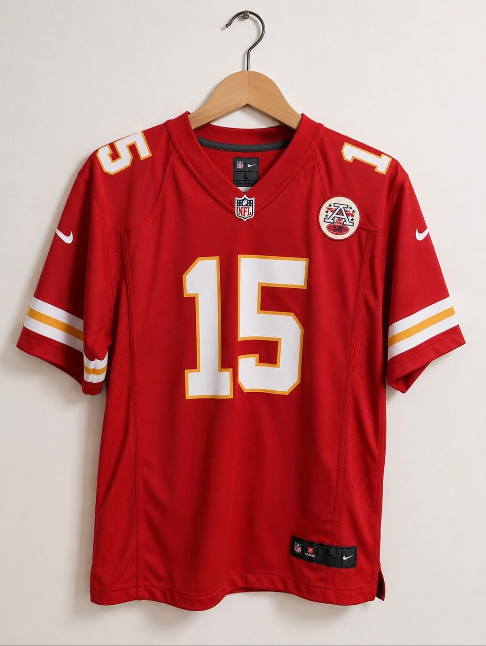 Nike Patrick Mahomes #15 Kansas City Chiefs NFL On Field Jersey Youth L